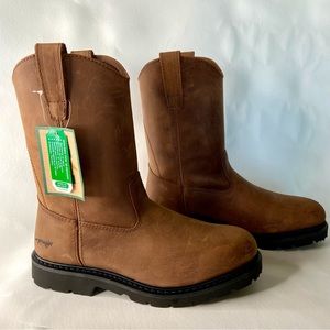 New Golden Fox Pull-On Boots Size 8 Wellington